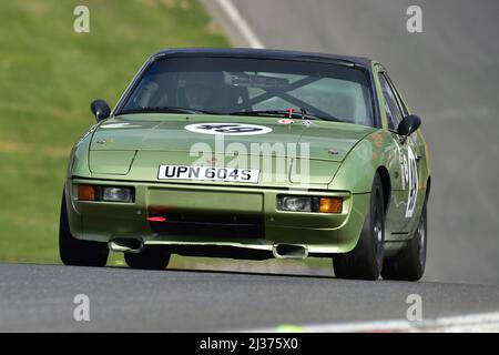 Peter Hore, Porsche 924, 70's Road Sports Championship ist eine Rennserie für straßenzugelassene Seriensportwagen, die im Jahr 1970s produziert und zugelassen wurden. Al Stockfoto