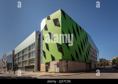 Das Museum für menschliche Evolution in Burgos, Spanien. Das Museum enthält viele der archäologischen Funde von Atapuerca. Stockfoto