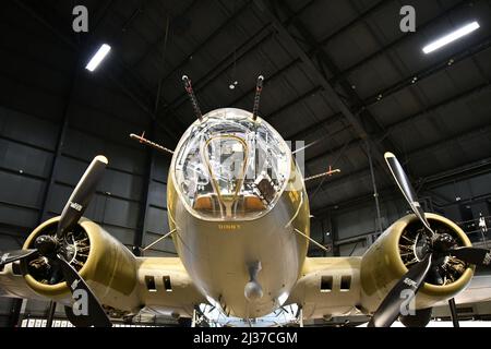 Die fliegende Festung Boeing b-17 im National Museum der US Air Force in Dayton, Ohio Stockfoto