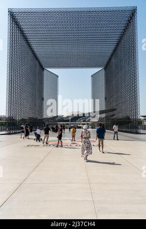 Dubai Vereinigte Arabische Emirate März 22 2022 Dubai International Expo 2020 Besucher am Tag Stockfoto