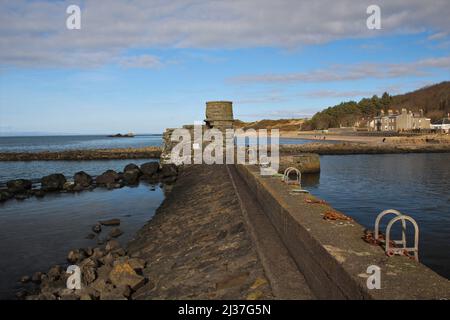 Dunure - Südwesten Schottlands Stockfoto