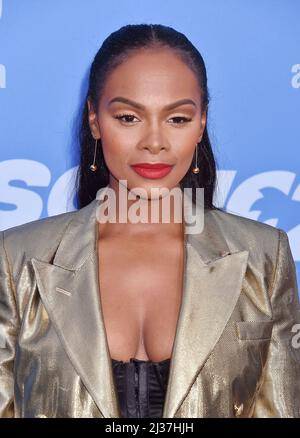 Los Angeles, Ca. 05. April 2022. Tika Sumpter nimmt an der Premiere von „Sonic the Hedgehog 2“ in Los Angeles am 05. April 2022 im Regency Village Theatre in Los Angeles, Kalifornien, Teil. Kredit: Jeffrey Mayer/Jtm Fotos/Media Punch/Alamy Live News Stockfoto