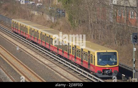 Ringbahn S 41, Wilmersdorf, Berlin, Deutschland Stockfoto