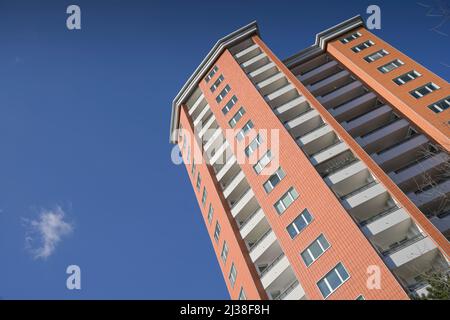 Hochhaus, Albrechtstraße, Steglitz, Berlin, Deutschland Stockfoto