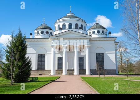 Alte Sophienkathedrale (1788) aus der Nähe. Zarskoje Selo, Sankt Petersburg. Russland Stockfoto