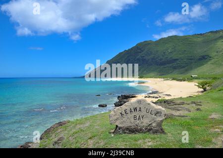 Landschaftliche Eindrücke vom berühmten Honolulu, Oahu HI Stockfoto