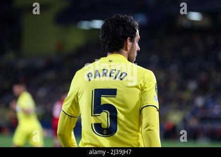 Villarreal, Italien. 06. April 2022. Dani Parejo (Villarreal CF) während Villarreal FC vs Byern München, UEFA Champions League Fußballspiel in Villarreal, Italien, April 06 2022 Quelle: Independent Photo Agency/Alamy Live News Stockfoto