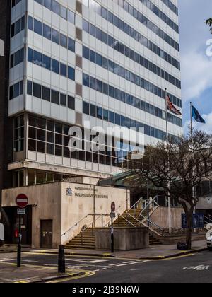 Holborn Police Station, 10 Lamb's Conduit St im Zentrum von London. Holborn Metropolitan Police Station London. Stockfoto