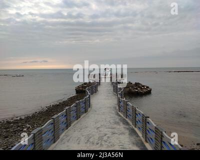 Zhilan Park, New Taipei City - APR 6, 2022 : Zhilan Observation Platform, New Taipei City, Taiwan Stockfoto