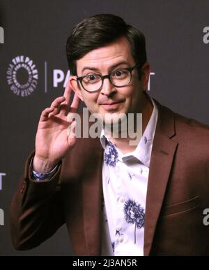 Hollywood, California, USA 6.. April 2022 Schauspieler Richie Moriarty besucht am 6. April 2022 das jährliche Paley Center for Media's 39. Paleyfest 'Ghosts' im Dolby Theater in Hollywood, Kalifornien, USA. Foto von Barry King/Alamy Live News Stockfoto