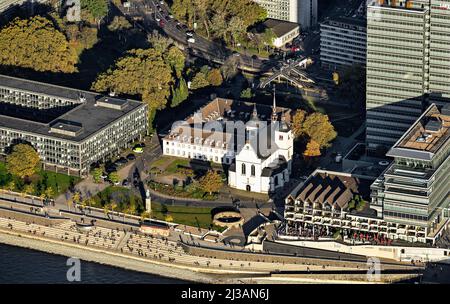 Klosterkirche Alt St. Heribert, Deutz, Köln, Rheinland, Nordrhein-Westfalen, Deutschland Stockfoto