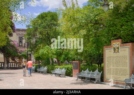 Jardin de San Marcos City Park, Aguascalientes, Mexiko Stockfoto