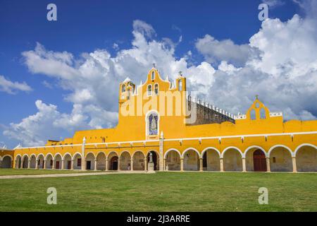 Convento de San Antonio de Padua, Izamal, Yucatan, Mexiko Stockfoto