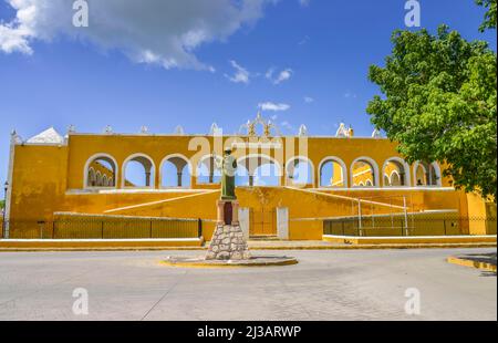 Convento de San Antonio de Padua, Izamal, Yucatan, Mexiko Stockfoto