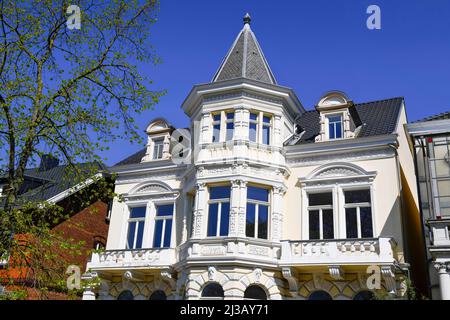 Altbau, am Kurpark, Bad Oeynhausen, Nordrhein-Westfalen, Deutschland Stockfoto