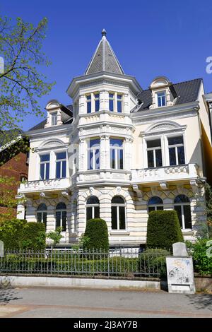 Altbau, am Kurpark, Bad Oeynhausen, Nordrhein-Westfalen, Deutschland Stockfoto