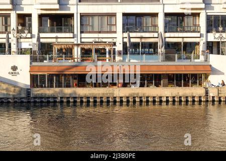 Restaurant Grill Royal, Friedrichstrasse, Spree, Mitte, Berlin, Deutschland Stockfoto