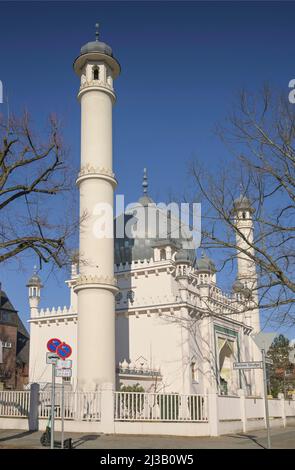 Minarett, Moschee, Brienner Straße, Wilmersdorf, Berlin, Deutschland Stockfoto