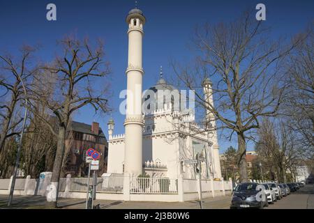 Minarett, Moschee, Brienner Straße, Wilmersdorf, Berlin, Deutschland Stockfoto