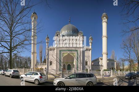 Minarett, Moschee, Brienner Straße, Wilmersdorf, Berlin, Deutschland Stockfoto