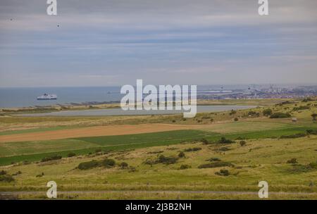 frankreich-die Côte d'Opale (Opalküste) ist der französische Küstenstreifen des Ärmelkanals von Dunkerque im Norden bis zur Mündung der Somme im Süden Stockfoto