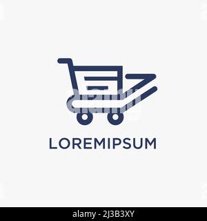 Logo mit dem Buchstaben G für den Einzelhandel Stock Vektor