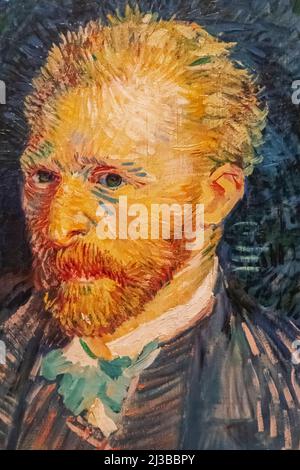 Vincent van Gogh Selbstporträt in Paris datiert Herbst 1887 Stockfoto