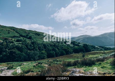 Wasserfall bei Aira Force in der Nähe von Ullswater, Lake District Stockfoto