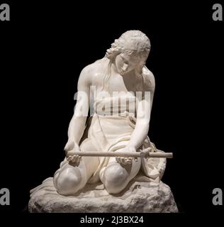 Büßer Magdalena - 1796 - nach der Skulptur von Antonio Canova (1757-1822). Museum für moderne und zeitgenössische Kunst von Rovereto, Provinz Trient, Italien Stockfoto