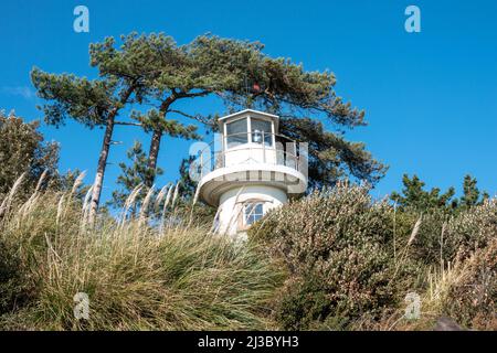 Der Beaulieu Millennium Light Beacon Lepe Hampshire England Stockfoto