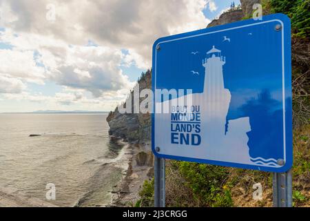 Le Graves Trail, Forillon National Park, Gaspe Peninsula, Kanada. Stockfoto