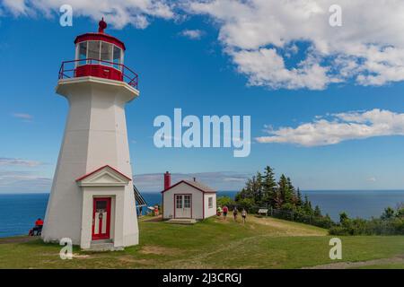 Le Graves Trail, Forillon National Park, Gaspe Peninsula, Kanada. Stockfoto