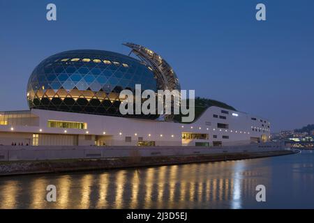 La Seine Musicale, Seguin Isle, Boulogne Billancourt, Ile de France, Frankreich Stockfoto