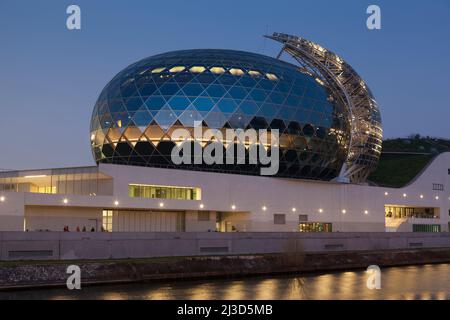 La Seine Musicale, Seguin Isle, Boulogne Billancourt, Ile de France, Frankreich Stockfoto