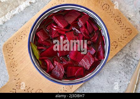 Fermentierte Rüben Kvass - probiotische Nahrung Stockfoto