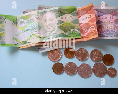 Barbados modernes Geld. Stockfoto