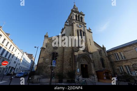 Die Kirche der Unbefleckten Empfängnis ist eine römisch-katholische Kirche im Pariser Bezirk 12.. Stockfoto