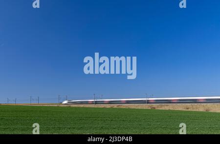 Schnellster TGV-Zug in Nordfrankreich Stockfoto