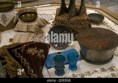 Detaillierte Innenansichten aus dem zweiten Bayezid-Bad, dem Bayezid II Hamam, Kulturmuseum in Fatih, Istanbul, Türkei am 30. März 2022. Das Bayezid I. Stockfoto