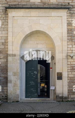 Detaillierte Innenansichten aus dem zweiten Bayezid-Bad, dem Bayezid II Hamam, Kulturmuseum in Fatih, Istanbul, Türkei am 30. März 2022. Das Bayezid I. Stockfoto