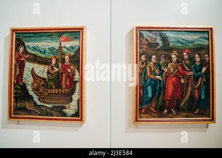 LOGRONO, SPANIEN - nov, 2021 Innenräume des Museums, Museo ,La Rja. Hochwertige Fotos Stockfoto