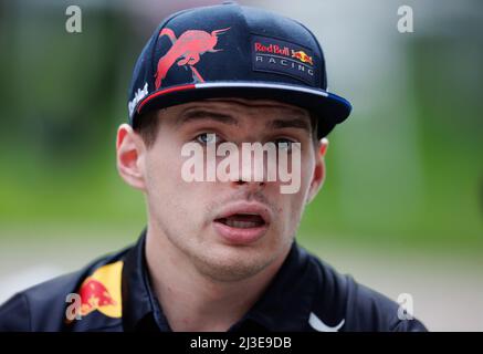 MELBOURNE, AUSTRALIEN, Albert Park Grand Prix Circuit, 7. April: Max Verstappen (NED) vom Team Red Bull beim Australian Formel 1 Grand Prix auf dem Albert Park Grand Prix Kurs am 7. April 2022. Stockfoto