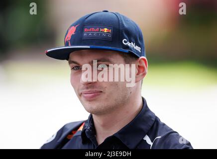 MELBOURNE, AUSTRALIEN, Albert Park Grand Prix Circuit, 7. April: Max Verstappen (NED) vom Team Red Bull beim Australian Formel 1 Grand Prix auf dem Albert Park Grand Prix Kurs am 7. April 2022. Stockfoto