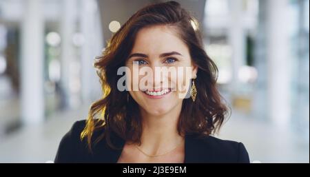Das Vertrauen steht auf meiner Liste der Stärken ganz oben Stockfoto