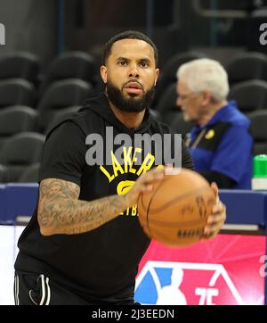 Chase Center, CA, 7.. April 2022: Golden State Warriors gegen Los Angeles Lakers, Trainingseinheit nach dem Spiel. Kredit: Seshadri SUKUMAR/Alamy Live Nachrichten Stockfoto