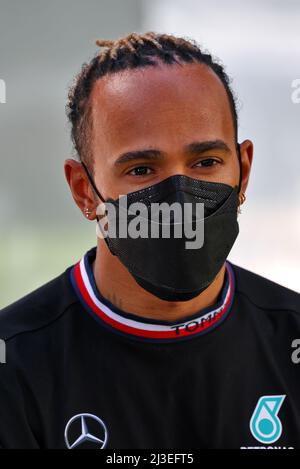 Lewis Hamilton (GBR) Mercedes AMG F1. 08.04.2022. Formel 1 Weltmeisterschaft, Rd 3, Großer Preis Von Australien, Albert Park, Melbourne, Australien, Übungstag. Bildnachweis sollte lauten: XPB/Press Association Images. Stockfoto