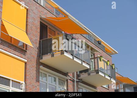 Wohnhaus, Havelschanze, Wasserstadt Spandau Hakenfelde, Spandau, Berlin, Deutschland Stockfoto