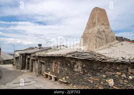 El Muyo Dorf in der Provinz Segovia, Spanien Stockfoto