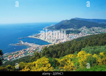 Übersicht von Monte Castro. La Guardia, Provinz Pontevedra, Galicien, Spanien. Stockfoto