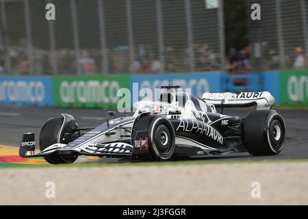Melbourne, Australien. 08. April 2022. 8.. April 2022, Albert Park, Melbourne, FORMEL 1 ROLEX AUSTRALIAN GRAND PRIX 2022, im Bild Pierre Gasly (FRA), Scuderia AlphaTauri Quelle: dpa/Alamy Live News Stockfoto